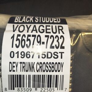 Black Studded Crossbody Bag